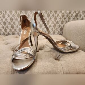 Silver High Heels